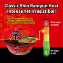 Nongshim Shin Ramyun Bowl Noodles, Spicy Korean Signature Instant Ramyun, Rich Beef Flavored Broth, Quick and Easy, Microwaveable Bowl, 3.03 oz (Pack of 12) (EXP 03/16/27)