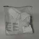 Women's Striped Button Front Collared Blouse Shirts Long Sleeve Slim Fit Asymmetrical Hem Work Tops (Black, XS)