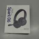 Wireless Headset with Mic for Work with AI Noise Cancelling Mic for Clear Calls, Bluetooth V5.3 Headphones with Microphone to USB A/C Dongle & Mic Mute for Computer Laptop PC iPhone (Black)