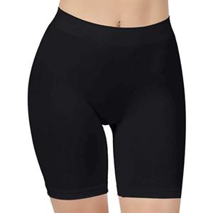 Women's Seamless Comfortable Shorts Anti-Exposure Safety Pants, Super Elastic Underwear, Slimming Hip-Lifting Body Shaper (Medium, Black)