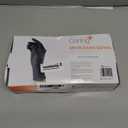 Caring Nitrile Exam Gloves, 100 Count, Powder Free and Not Made with Natural Rubber Latex, Gloves for Medical Use, Cleaning, Food Prep and More, Medium, Black