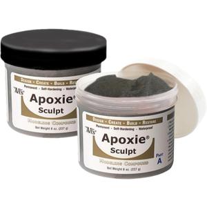 Aves Apoxie Sculpt - 2 Part Modeling Compound (A & B) - 1 Pound, Natural