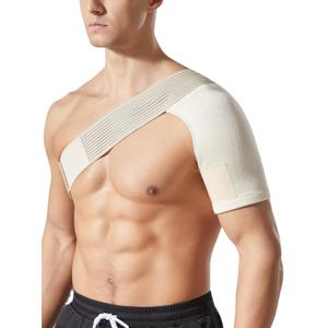 Shoulder Brace for Men & Women Shoulder Compression Sleeve for Rotator Cuff Injuries, Frozen Shoulder & Tendonitis Breathable Shoulder Support for Sports & Recovery Fits Left or Right Arm (M/L)