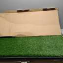 LOOBANI 45x29in Large Dog Grass Potty Tray - Dog Litter Box with 2-Pack Replacement Artificial Grass Puppy Training Pads - Potty Tray for Balcony Apartment Indoor Outdoor Use