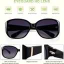 EYEGUARD 2 Pack Bifocal Reading Sunglasses for Women Oversized Sun Readers UV400 Protection Outdoor Reading Glasses (Tortoise/Black)