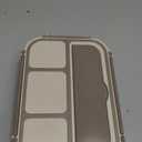 Bento Box Adult Lunch Box, Containers for Adults Men Women with 4 Compartments, Lunchable Food Container with Utensils, Sauce Jar, Muffin Liners, 40 Oz/5 Cup, Microwave & Dishwasher Safe, Brown (1200ML)