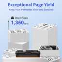 206A Black Toner Cartridges 2 Pack for HP 206A 206X M283fdw M283cdw M255dw | Compatible for HP Color LaserJet Pro MFP M283fdw M283cdw M283fdn M255dw M283 M255 Printer W2110A W2110X High Yield with Chip