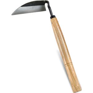 TOYPOPOR Japanese Weeding Sickle Hoe, Gardening Tools, Weed Remover, Hand Weed Cutter, Kama Twisted Scythe with High Carbon Steel Blade for Cutting Grass, Soil loosening, harvesting, Digging