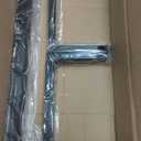 WUZUPS 4-Light Metal Pot Hanging Rack Chandelier Linear Pendant Ceiling Lighting Rustic Farmhouse Fixture Kitchen Island Dining Room, H 9.8" x L 34.6" x W11.8, E26 Base, Black