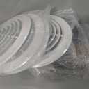 Therwen 4 Set 12 '' Round Ceiling Diffuser Vent Cover 15-15/16'' Outer Size, Fits 12 in. Duct Opening