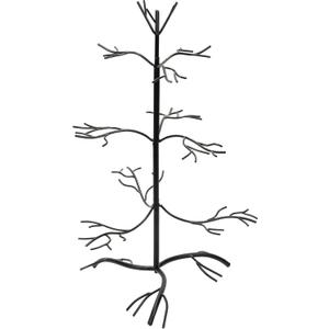 Red Co. Ornament Tree Christmas Dcor/Jewelry and Accessory Display in Black Finish - 25" h (2ft 1in)