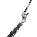 Kerlista Replacementparts Long Pole Hedge Trimmer Straight Shaft Attachment Compatible with Attachment Capable String Trimmers Polesaws and Powerheads (Black)