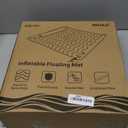 2-Person Inflatable Pool Float Adult, 71'' x 71'' Large Pool Lounger Float River Tube with Headrest, Adult Heavy Duty Pool Floats Mat for Swimming Pool, Raft for Pool Party, Lake, Beach, River (Blue)