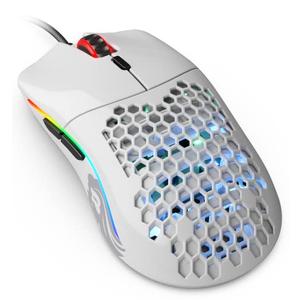 Glorious Model O Wired Gaming Mouse 67g Superlight Honeycomb Design, RGB, Pixart 3360 Sensor, Omron Switches, Ambidextrous - Glossy White