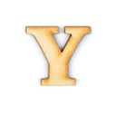 4-Inch Decorative Wooden Letter Y - Alphabet Letters for DIY Wall Signs, Table & Shelf Decorations - Wood Letters for Crafts & Party Decor