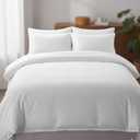 Duvet Cover Set 5 Piece Twim White