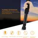 62 Inch Camera Monopod, 8 Sections Heavy Duty Monopod, Aluminum Photography Unipod Stick Trekking Pole with 1/4in to 3/8in Conversion Screw