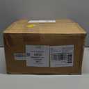 Wimarsbon Pouf Ottoman, 100% Cotton Knitted Boho Footstool, Round Footrest with Non-Skid Wood Legs, Home Dcor Handmade Pouffe, Leisure Floor Step Stool for Living Room (High Storage Yellow)