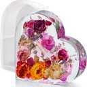 Large Silicone Molds for Resin, Heart Resin Mold, Epoxy Resin Molds for Flowers Preservation, Resin Art Casting, DIY Wedding, Valentine, Home Decors (8.3'' x 2'')