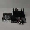 SIMPLE HOUSEWARE Mesh Desk Organizer with Sliding Drawer, Double Tray and 5 Upright Sections, Black