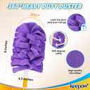 KEEPOW Reusable Duster Refill Compatible with Swiffer Hand Duster, Heavy Duty Duster Refills, 360 Degree Dusters Refills for Cleaning, Fleece Refill Ceiling Fan, 4 Pack (Handle is Not Included)