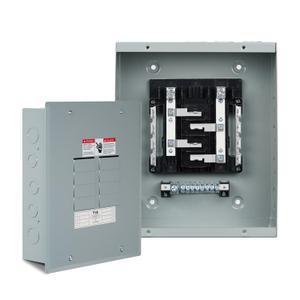 THQL Circuit BreakerPanels, 8-Space, 125A Circuit Breaker Distribution Box, 120V/240V Circuit Breaker Electrical Enclosure,Indoor Main Lug Load Center