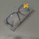 VISOONE Oversized Blue Light Blocking Glasses with Chic Square TR90 Frame and Metal Temple for Women Men REMY