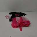 VORLITS Girls Pink Costume Set rainbow Tutu Dress For Kids Movie Cosplay Dress Up Outfits Halloween Birthday Party, 140