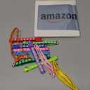 GAMUDA Puppy Collars, Super Soft Nylon Adjustable Whelping ID Bands, Footprint Pattern Litter Set