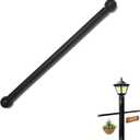 Lamp Post Cross Arm - 16.1 Inch, Stylish & Versatile Outdoor Lamp Post Parts - Lamppost Cross Bar,Black
