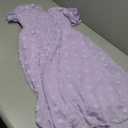 Solid Purple Flared Sleeve Flower Dress for 10 11 Years Old Girls Chiffon Flowy Skirts Square Neck Dresses Size 10-11 Big Girl Swing Midi Dress Classy Bridesmaid Frocks