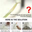 GAGALIFE Sink Soap Dispenser Extension Tube Kit, 47" Food-Grade Silicon Tube with Upgraded Check Value for Under Sink Soap Dispenser, No More Top Refill