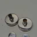 Bntuk Suction Cup Hooks for Shower, 2 Pack, Chrome