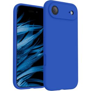 FireNova Magnetic for iPhone Air Case, Compatible with MagSafe, [Integrated Silicone Camera Control Button] [Camera Protection] Microfiber Lining Phone Case for iPhone 17 Air, 6.5", Klein Blue
