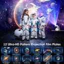 Astronaut Planetarium Projector for Bedroom, 12 Image Discs, Galaxy Projector Star Night Light, Ceiling Mood Lighting, LED Space Galaxy Lamp, Kids Adults Room Decor