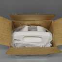 Comfort Zone Personal Space Heater, Fast Heating Electric Heater with Adjustable Thermostat, 3 Heat Settings, Tip-Over & Overheat Protection, Cool-Touch Portable Heater for Home & Office, ETL Listed (White)