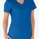Dickies EDS Signature Women's Classic Fit V-Neck Scrub Top, Size: XS
