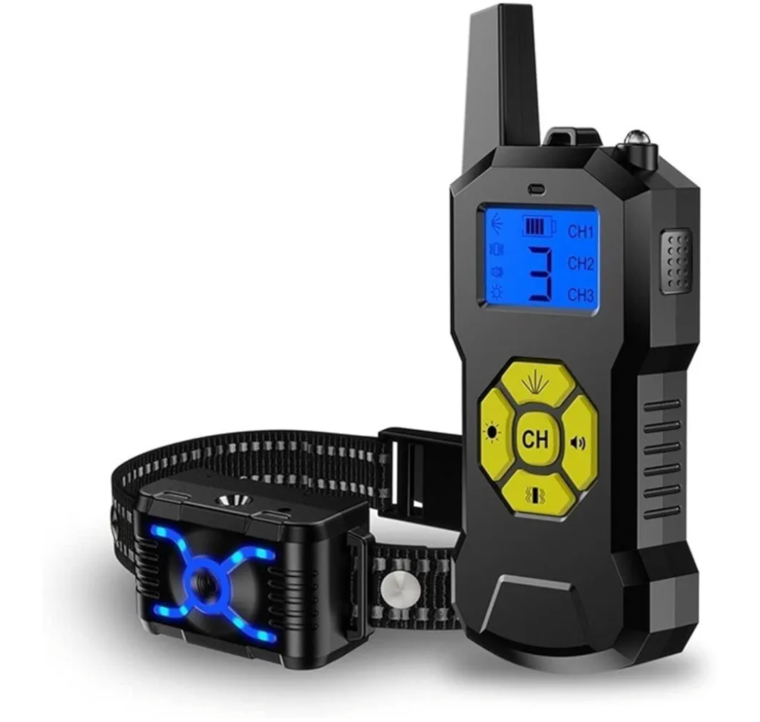 Dog Training Collar with Remote,Shock Collar for Dogs with Vibration and Beep Modes,Rechargeable,Waterproof Collar