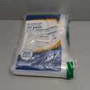 Spartan Industrial - 6 X 9 (Count of 200) Quart Clear Reclosable Zip Plastic Poly Bags with Resealable Lock Seal Zipper - 2 Mil