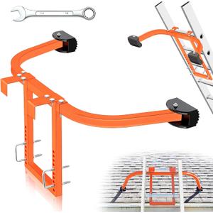 Ladder Stabilizer Accessory for Roof Gutter, roof Ladder stabilizer Easily attaches with U Bolt, Wing Span Wall Ladder Standoff, Stabilized Support, Sturdy and Durable, 500 lbs Weight Rating