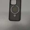 TORRAS Ultra-Magnetic Stand for iPhone 14 Pro Case, [Compatible with MagSafe] [Military-Grade Protection] Stable Flexible Kickstand Ring Holder Translucent Slim Anti-Scratch, Black, Ostand Series