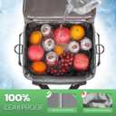 MIYCOO Cooler Bag Double Deck - 60 Can Leakproof Insulated Portable Soft Lunch Cooler, Extra Large Expandable Ice Chest Cooler for Beach, Picnic, Camping, Shopping