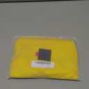 Lukovee Dog Raincoat, Adjustable Dog Rain Jacket with Clear Hooded Double Layer for Large Dogs Puppies, Waterproof Rain Coat Poncho with Reflective Storage Pocket & Rim (Yellow, L)