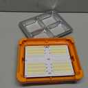 Solar Portable Rechargeable Work Light,16500mAh 120W Magnetic Flood Battery Work Light 10000LM Outedoor LED Camping Lights IP66 Waterproof for Job Site Repair,Camping, Hiking, Emergency (orange-black)