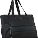 NISHEL Travel Puffy Tote Bag For Women, Ultra-Lightweight Large Tote Purse For Office Day And a Short Weekend Getaway