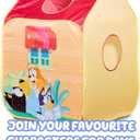 Pop N Fun Bluey Pop-Up Tent, Multicolor Easy Storage Pop Up Play Tent with Roll-Up Door & Peep Window, Indoor/Outdoor Toddler Playhouse for Ages 2+