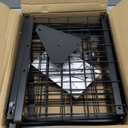 2'x5.5' Ft Gridwall Panel Display Stands Heavy Duty Floor Standing Retail Display Rack with Triangle Base for Retail Art Show With 10 Hooks