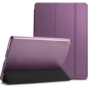 ProCase Smart Case for iPad 9.7 Inch iPad 6th/5th Generation 2018 2017(Model: A1893 A1954 A1822 A1823), Ultra Slim Lightweight Stand Cover with Translucent Frosted Back -Purple