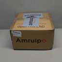 AMRUIPO Bathroom Vanity Light Modern Black Bathroom Light Fixture Over Mirror with Glass Lampshade for Kitchen Hallway 2 Lights