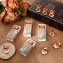 24 Sets Pocket Jesus Loves You Figures Little Positive Jesus Figures Christian Gifts Bulk with Match Storage Box, Small Religious Figurines for Sunday School Church Members, Adults Coworkers